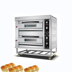 Gas-Bread-Baking-Oven-2-Deck-4-Tray